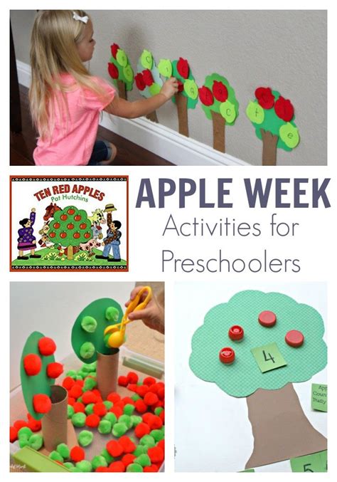 Apple Week for Preschoolers Featuring 10 Red Apples by Pat Hutchins