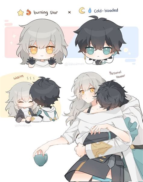 Pin by Fukatsumi Cherry on Stella x Dan Heng in 2023 | Cute drawings ...