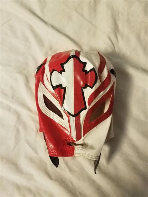 ray mysterio mask from wwe store red white and black | #1953066379