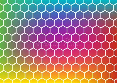 Abstract Hexagon Pattern for Background Design. Stock Vector ...