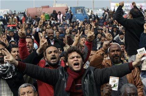 Libyan protesters fired on in Tripoli; U.S. freezes Gadhafi's assets - cleveland.com