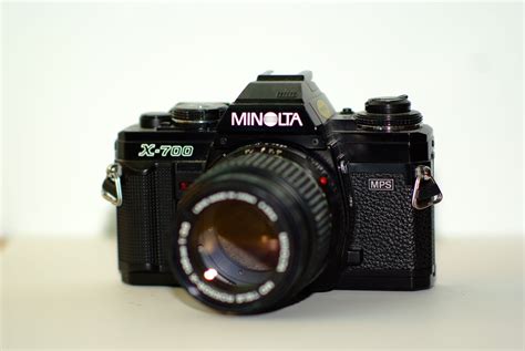 Minolta x-700 | Personal camera, Vintage film camera, Vintage cameras