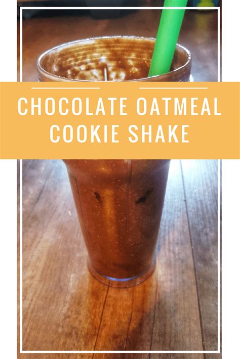 Chocolate Oatmeal Cookie Shake - Snarky Mother Reader