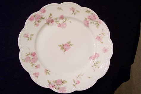 Haviland Limoges Luncheon Plate Pink Roses Schl 39c H Co Blank 5 | eBay | Plates, Limoges, China ...