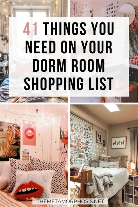 41 Dorm Room Must Haves for College Students in 2021 in 2021 | Dorm room essentials, College ...