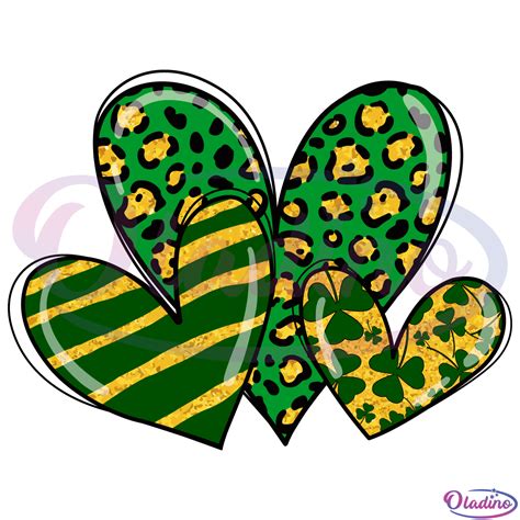 Green Leopard Heart SVG Digital File, Heart Svg, Leopard Svg