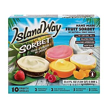 Island Way Sorbet Variety Pack, 10 ct. | BJ's Wholesale Club