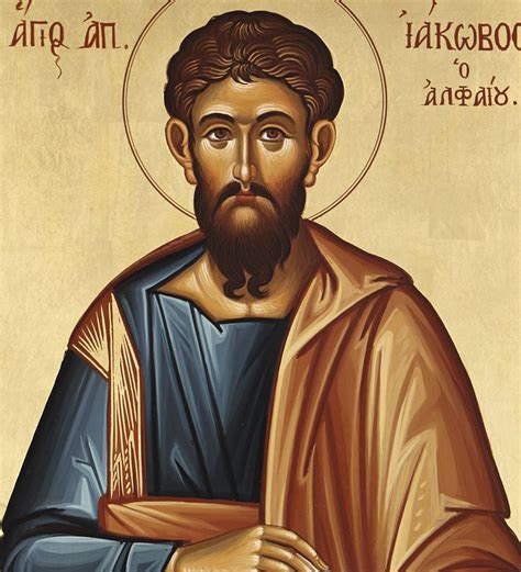 Orthodox Icon Saint James Alphaeus, St James the Less, Saint Jacob Son of Alphaeus, St James, St ...