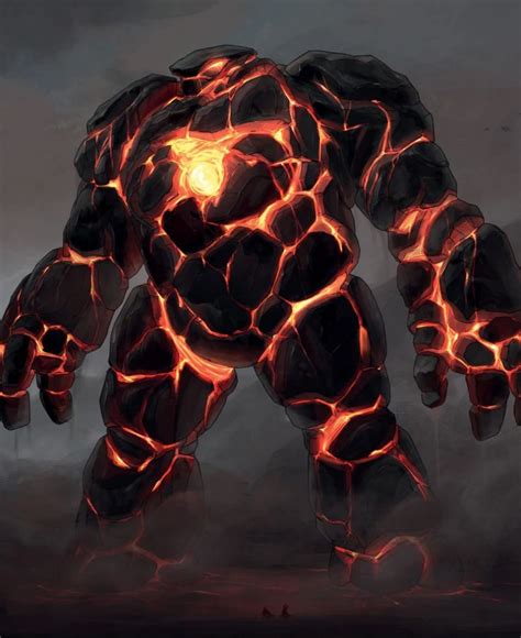 Magma Titan | The Dragon Prince Wiki | Fandom | Monster concept art ...