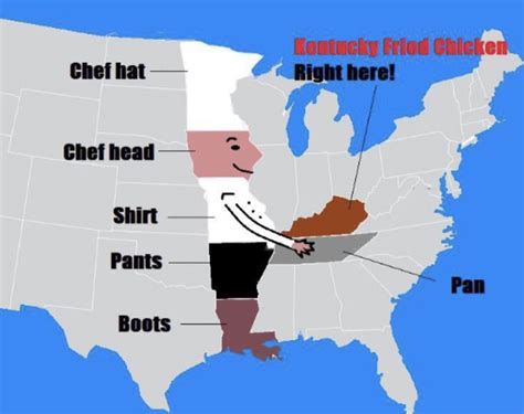 United States Chef | Map of Fried Chicken Types by State