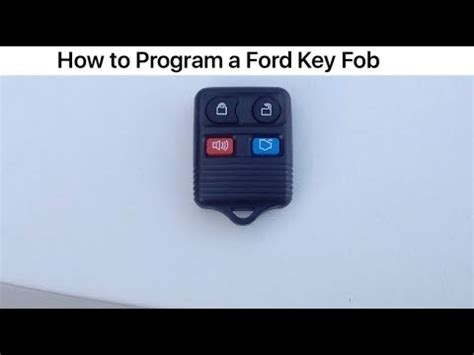 2012 Ford Focus Key Fob Programming