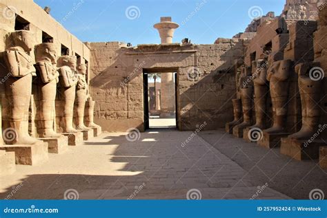 Second Pylon of the Luxor Temple, Egypt Stock Photo - Image of monument, pillar: 257952424