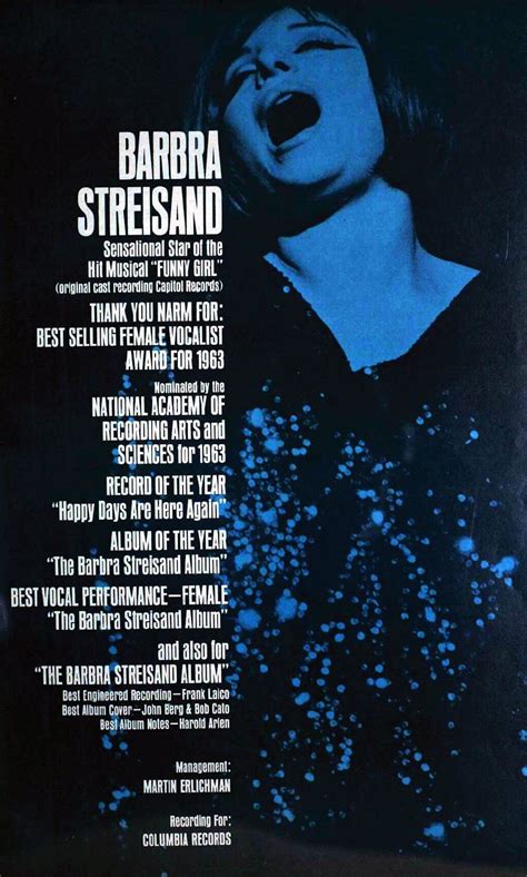 Barbra Archives | The Barbra Streisand Album 1963