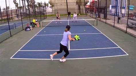 Pop Tennis Intermediate Doubles Drills with Tomas (Part 2) - YouTube