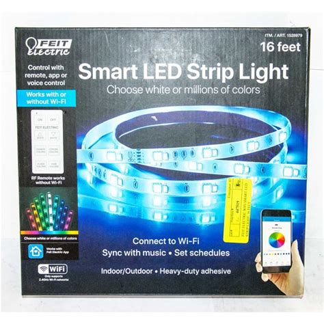 FEIT ELECTRIC WIFI SMART LED STRIP LIGHT, 16 FEET