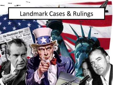 US Supreme Court Landmark Cases and Rulings | Teaching Resources