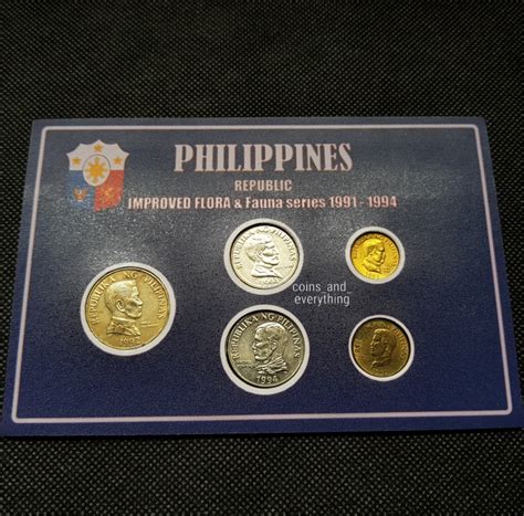 Philippine Coin Set - Improved Flora and Fauna Series, Hobbies & Toys, Memorabilia ...