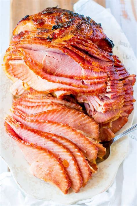 Apricot Glazed Ham - Mama Loves Food