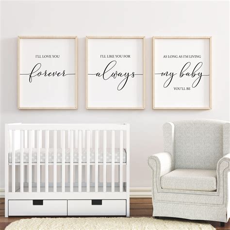 20 Inspirations Nursery Wall Art