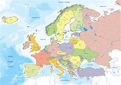 A Map Of Europe – Topographic Map of Usa with States