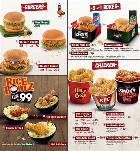 Kfc Menu Menu For Kfc Al Maqam Al Ain Zomato