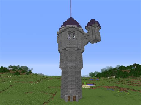 Wizard Tower - With interior Minecraft Map