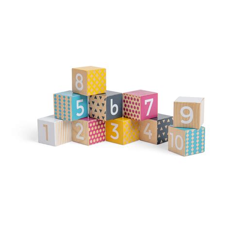 Bigjigs - Wooden Number Blocks - Toy Dubai (Toys MENA LLC)