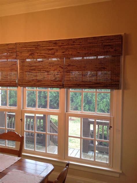 Woven Woods from Hunter Douglas add to this Kitchen | Shutter blinds ...