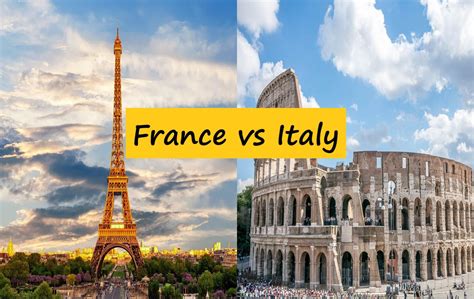 France and Italy - country comparison | France vs Italy