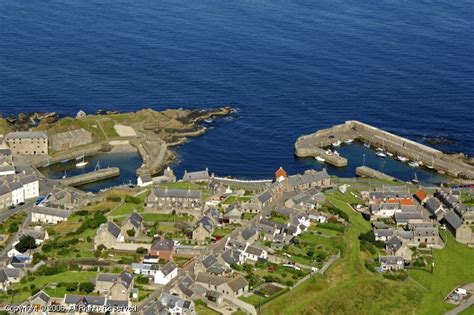 Portsoy Harbour in Portsoy, Aberdeenshire, Scotland, United Kingdom