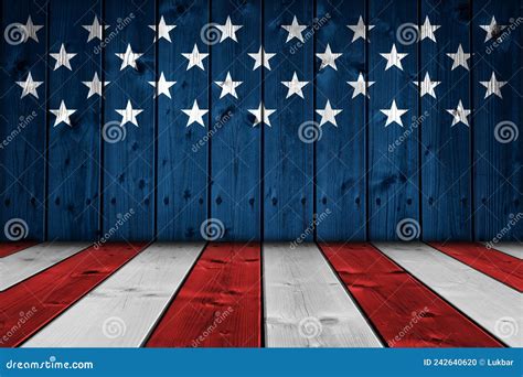 USA Patriotic Banner Background Stock Illustration - Illustration of greeting, abstract: 242640620