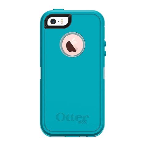 OtterBox Defender Case for iPhone 5, 5S and SE - Case Only - Morning Mist (Bahama Blue/Light ...