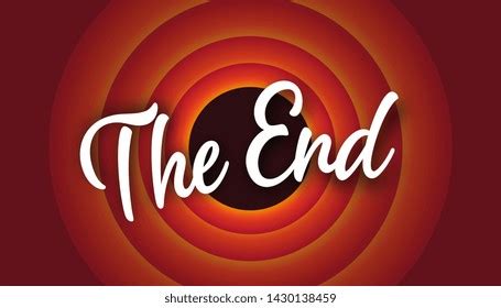 Old Movie Ending Screen Background End Stock Vector (Royalty Free) 1336717865 | Shutterstock