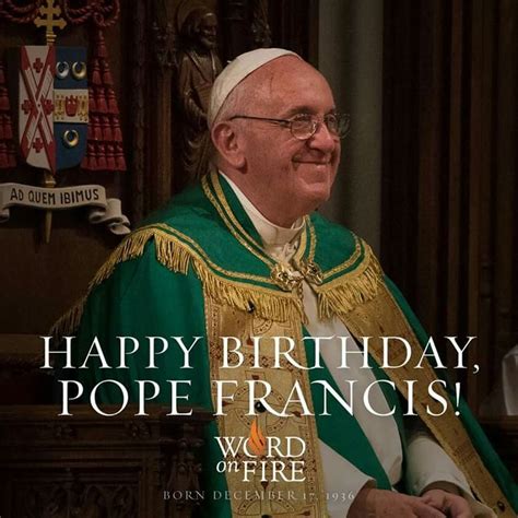 Happy Birthday Pope Francis! | Pope francis, Holy father, Christian faith