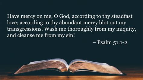 Your Daily Bible Verses — Psalm 51:1-2 — Integrated Catholic Life™