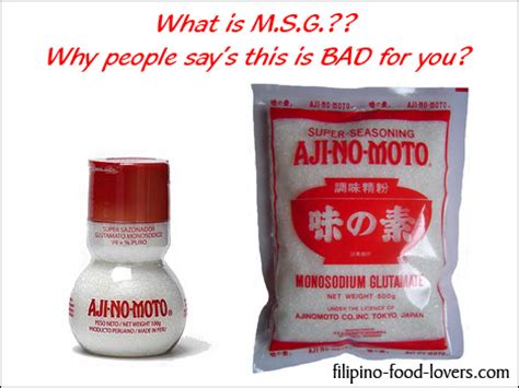 Monosodium Glutamate or/ MSG