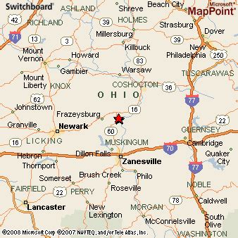 Dresden, Ohio Area Map & More