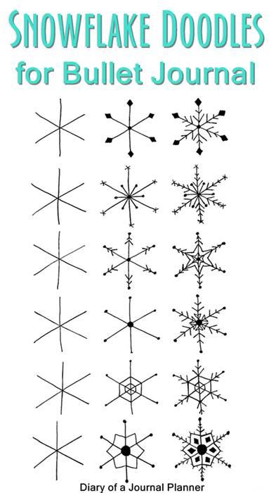 How To Draw A Snowflake