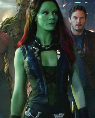 Zoe Saldana Gamora Costume