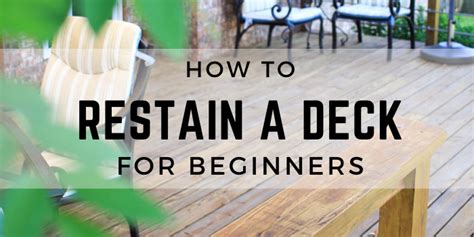 How to Restain a Deck + Beginners Guide and Helpful Tips – Porch Light ...