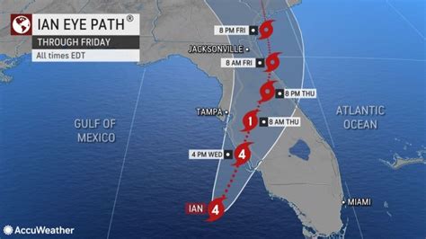 Hurricane Ian updates on landfall in Florida, projected path