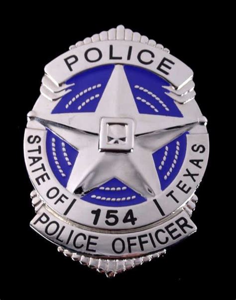 State of Texas Police Officer Badge