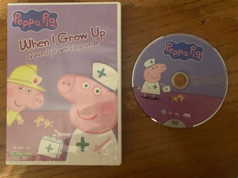 PEPPA PIG: WHEN I Grow Up DVD! 12 Episodes Bilingual ENG+FR TESTED ...