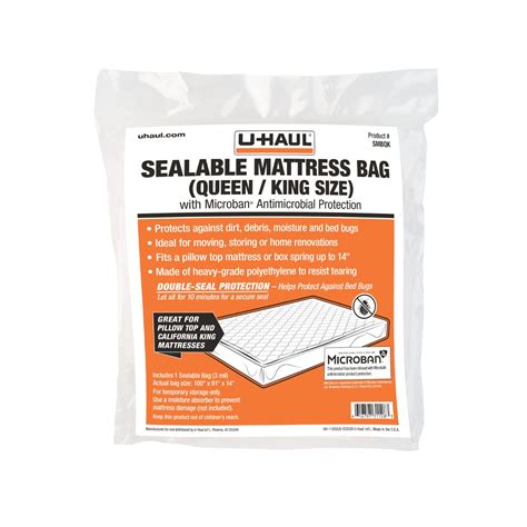 U-Haul: Sealable Mattress Bag Queen / King Size