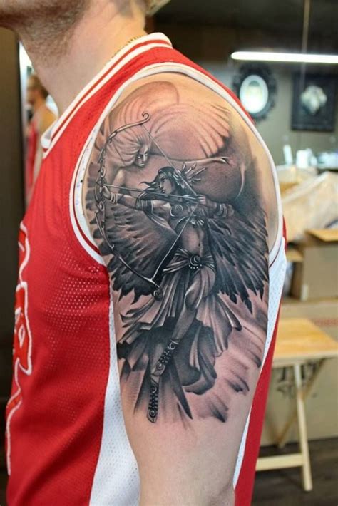 Warrior Angel Tattoo Designs