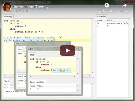 Thonny, Python IDE for beginners