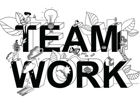 TeamWork Illustration by Natalia Mlodetski on Dribbble