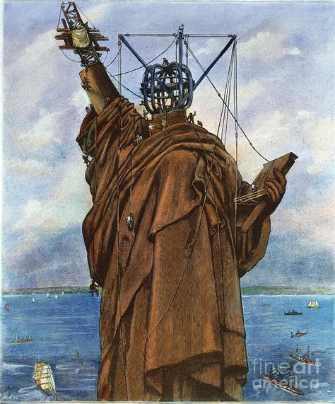 Statue Of Liberty 1886 by Granger