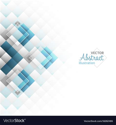 Abstract background square shapes Royalty Free Vector Image