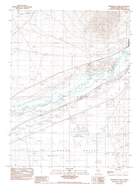 Winnemucca West, NV Topographic Map - TopoQuest